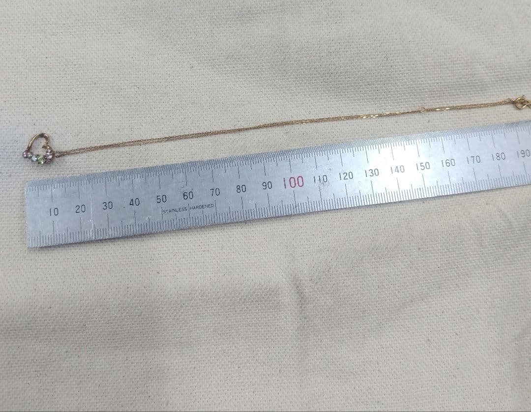 TSUTSUMI K10 ハート型ネックレス