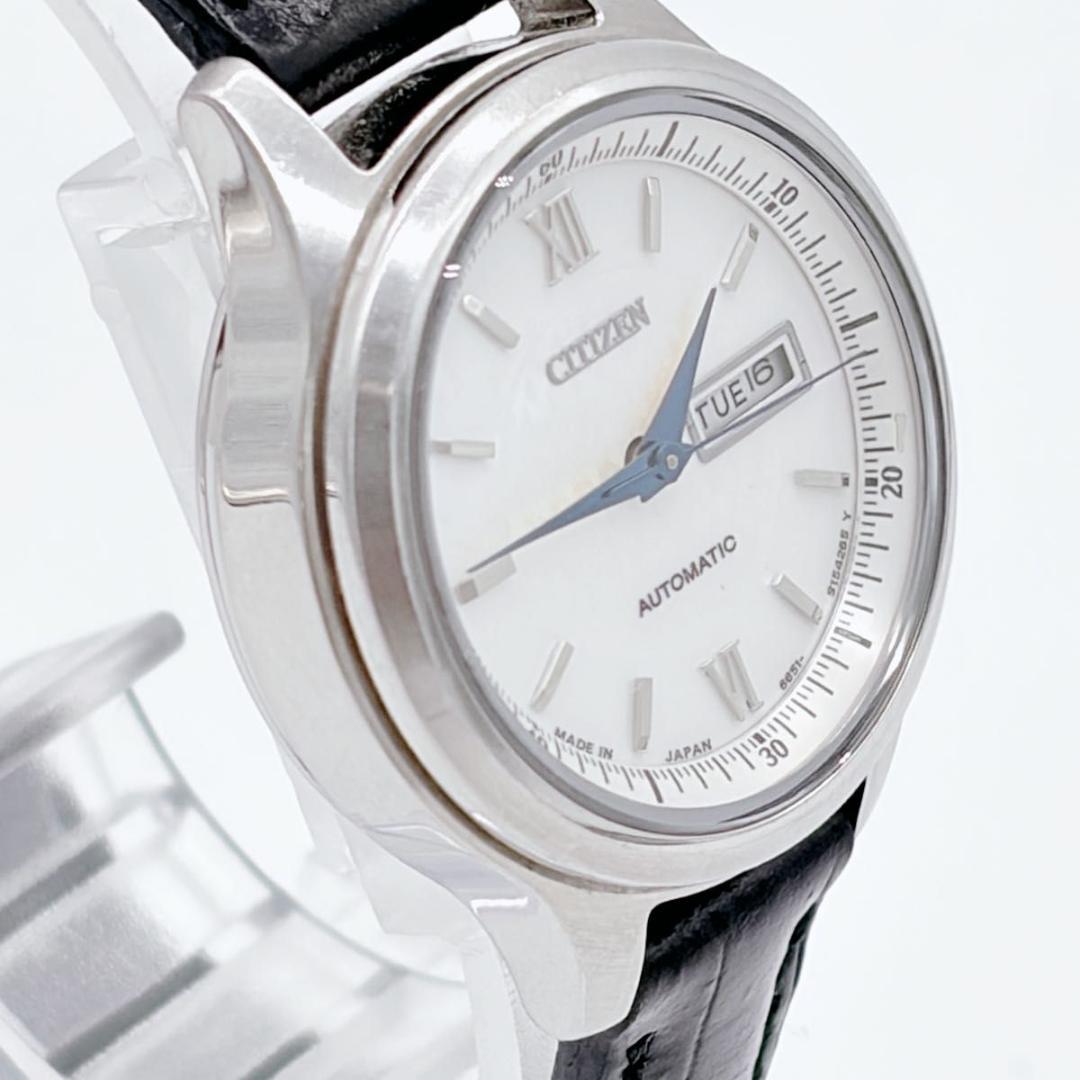 CITIZEN シチズン シチズンコレクション 自動巻き 白蝶貝 稼働 箱付き