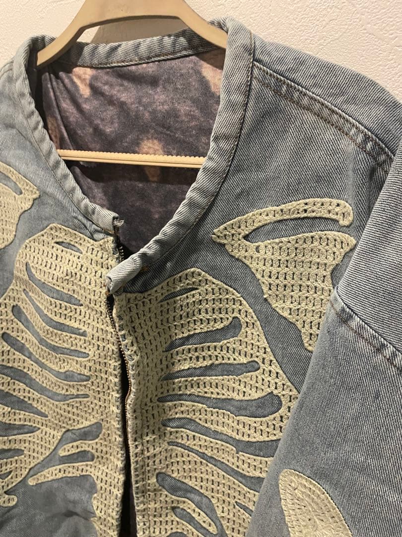 ボーンデニムジャケット　KAPITAL風　タグなし