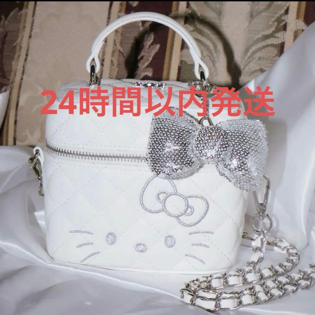 実物写真あり　darich ダーリッチ キルティングスクエアミニバッグ　キティ