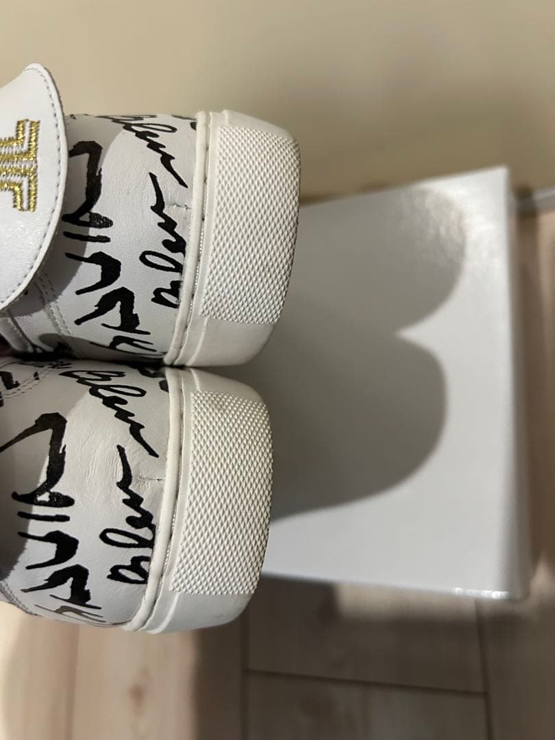 LANVIN en Bleu ランバン ロゴスニーカー 美品