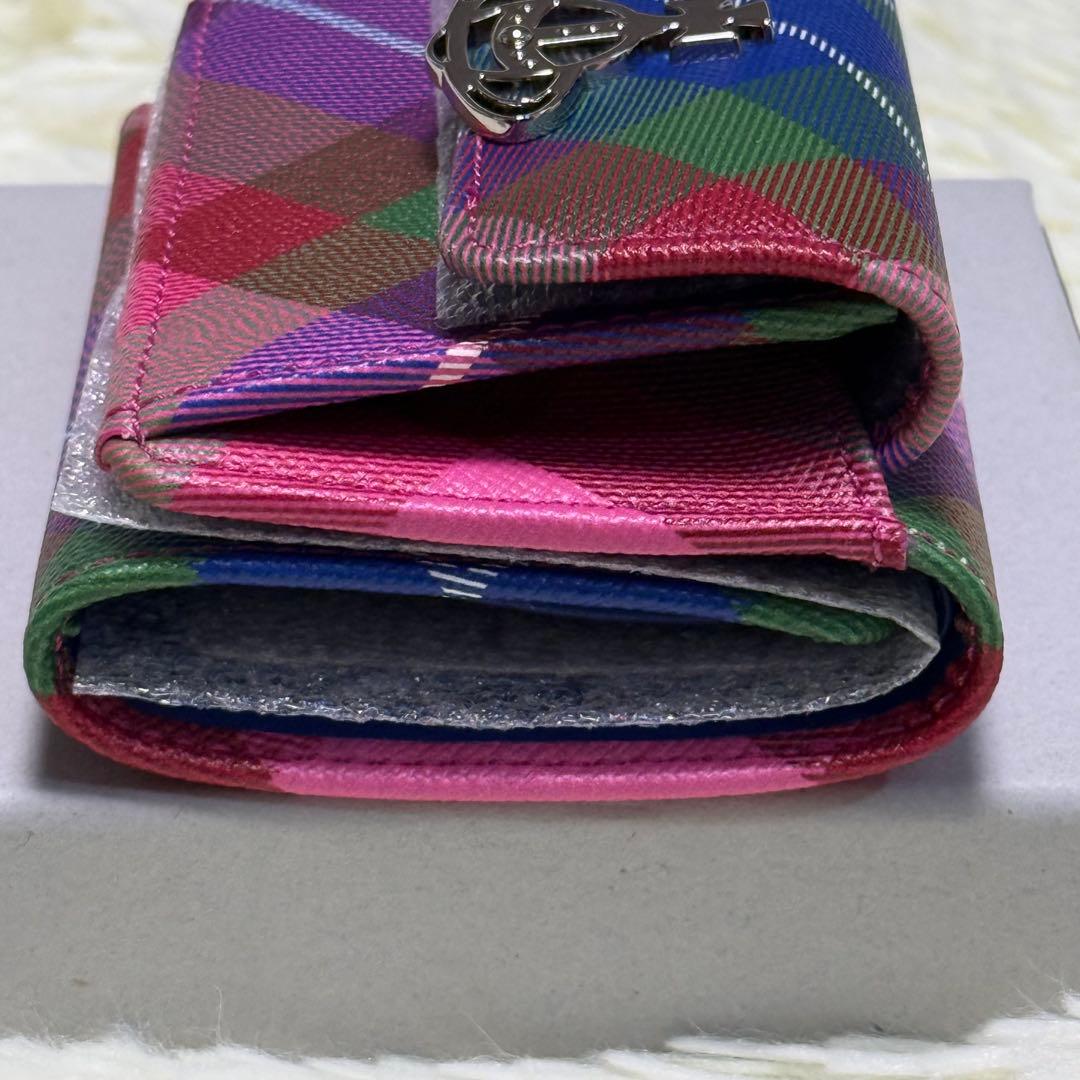 新品 Vivienne Westwood 財布 三つ折り財布 オーブロゴ
