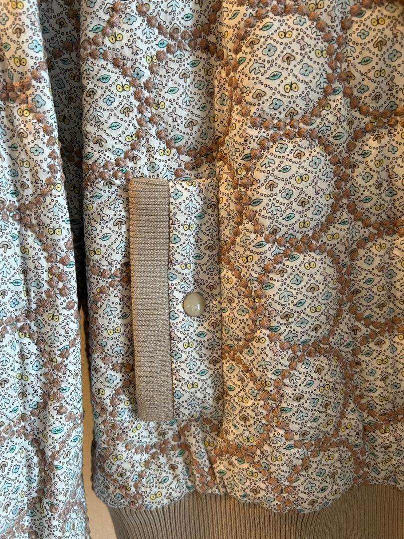 新品 2023-24AW ミナペルホネン タンバリン刺繍 ブルゾン 38 希少