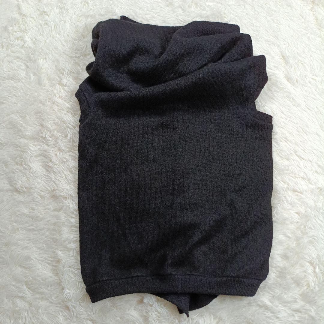 Y's　変形デザインニットベスト 　ヨージヤマモト　3　ブラック