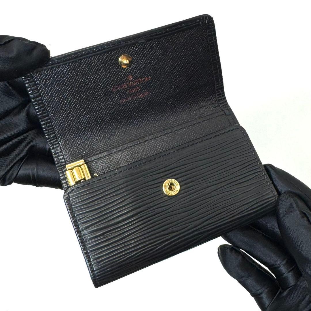 美品 ルイヴィトン エピ ミュルティクレ6 黒 キーケース キーホルダー 鍵