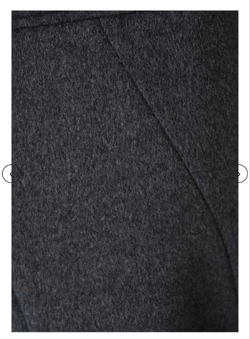 ボーダーズ アットバルコニー　25AWフレアミニスカート 38サイズ グレー