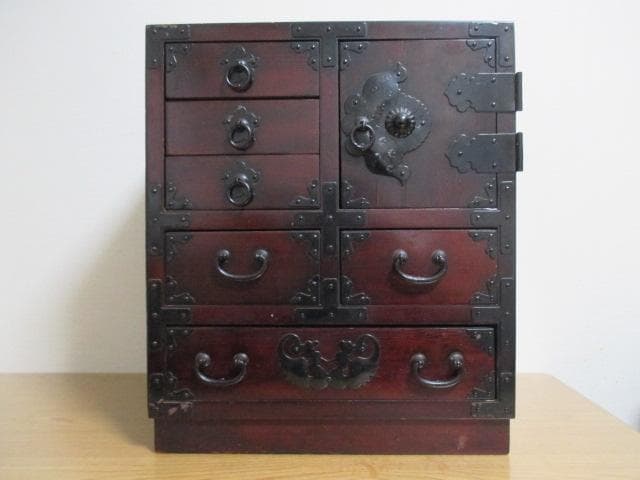 欅材　和箪笥　小箪笥　船箪笥　金具　引き出し