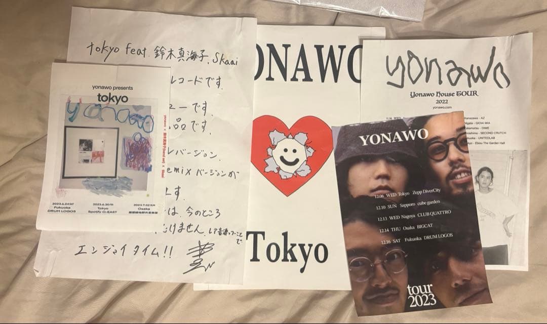 yonawo tokyo feat.mamiko レコード サイン Tシャツ