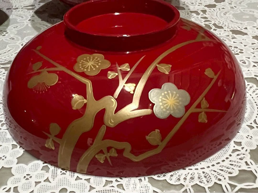 新品 未使用 京漆匠 平安 象彦 松梅 久美椀 セット 蓋付 吸物椀 高級