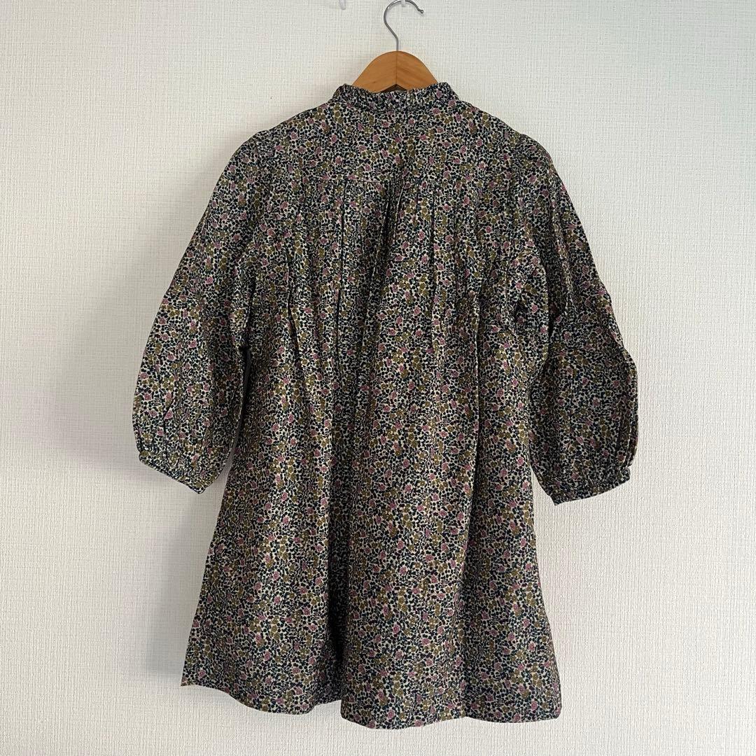 【未使用タグ付き】bonpointスモッキングワンピース　8A