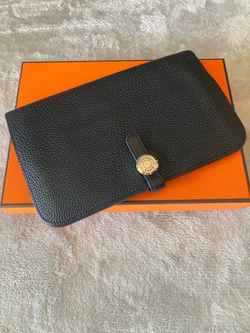 HERMES エルメス ドゴン ブラック P刻印