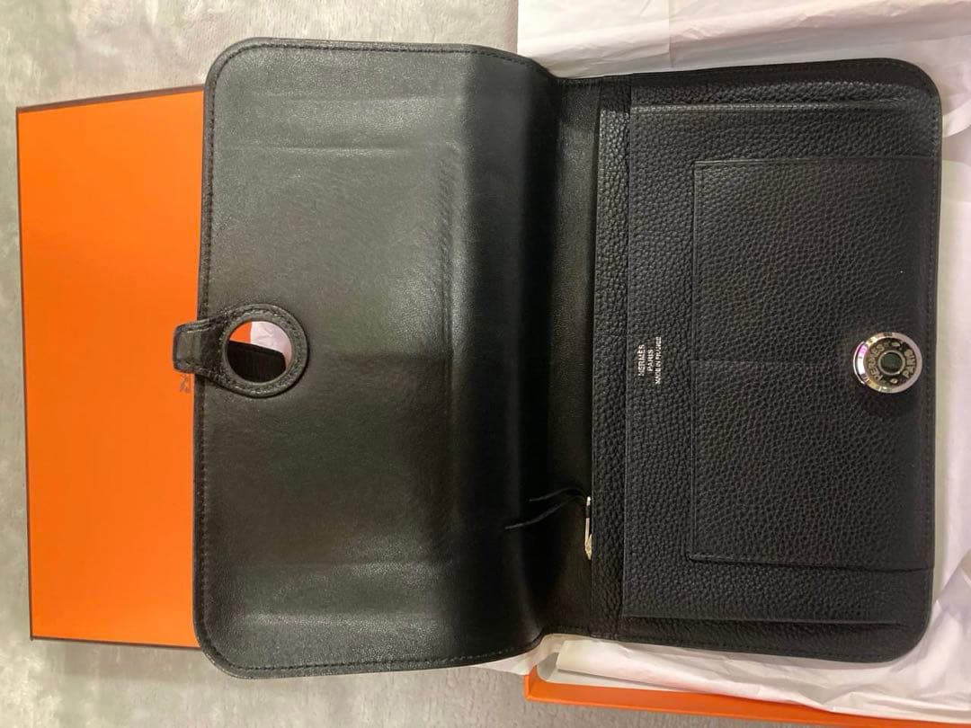 HERMES エルメス ドゴン ブラック P刻印