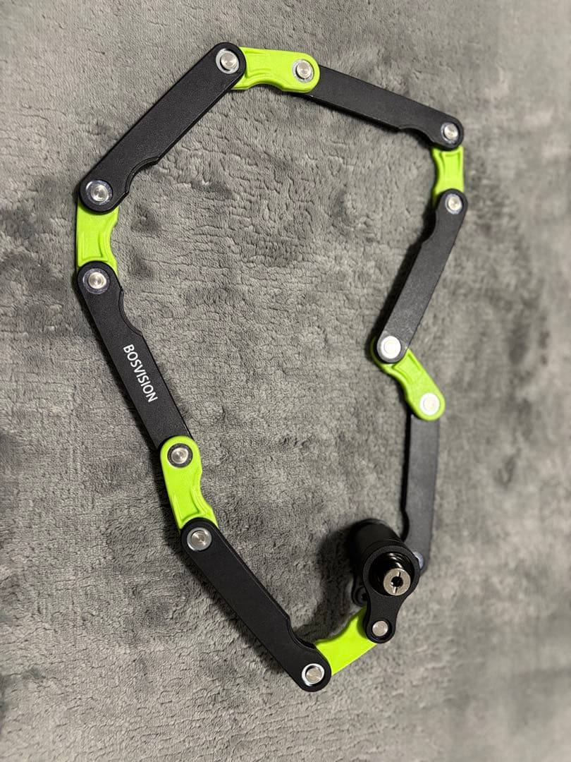 BOSVISION 自転車用軽量 ブレードロック　ライムグリーン