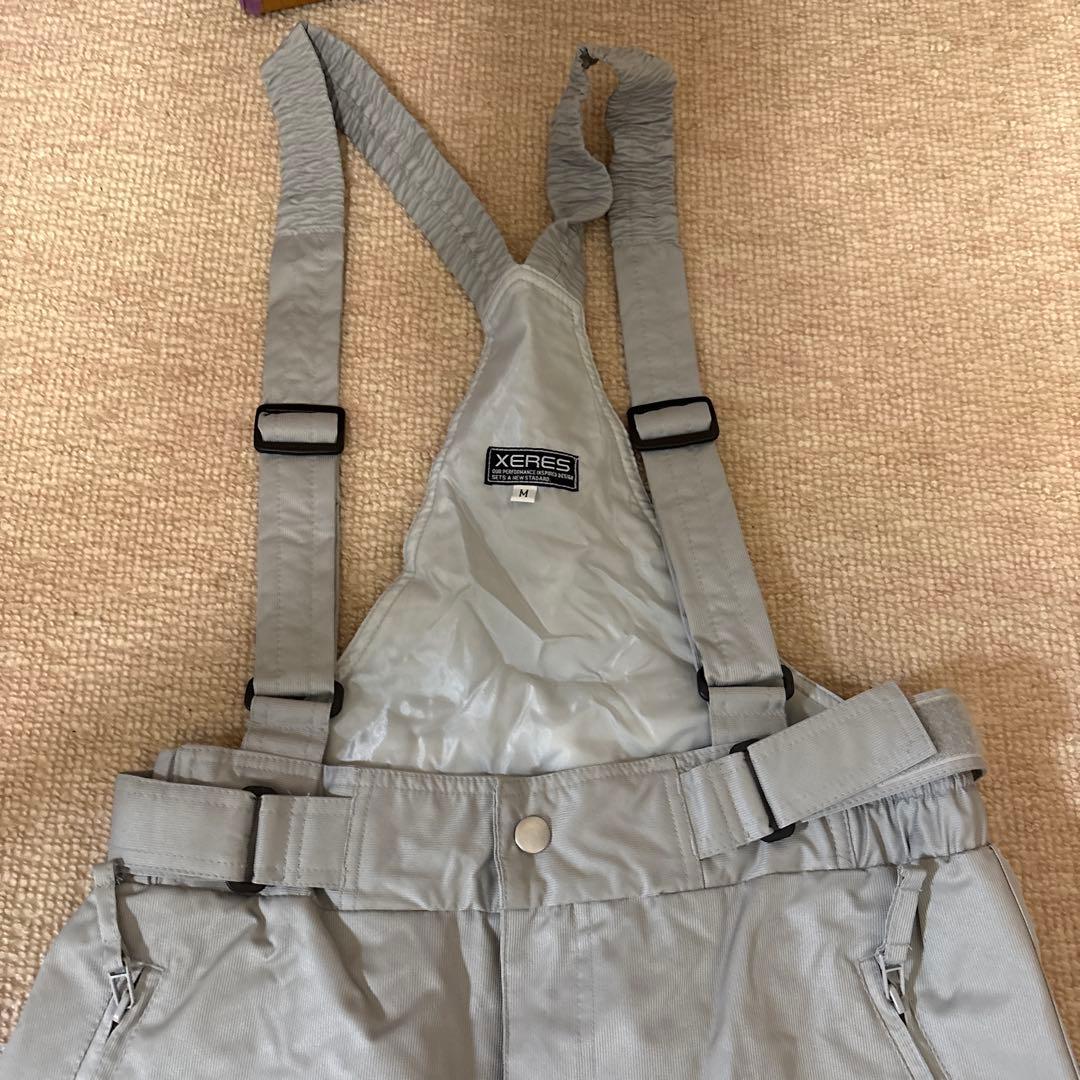 女性用スキーウェア 上下セット 赤/グレー　XERES