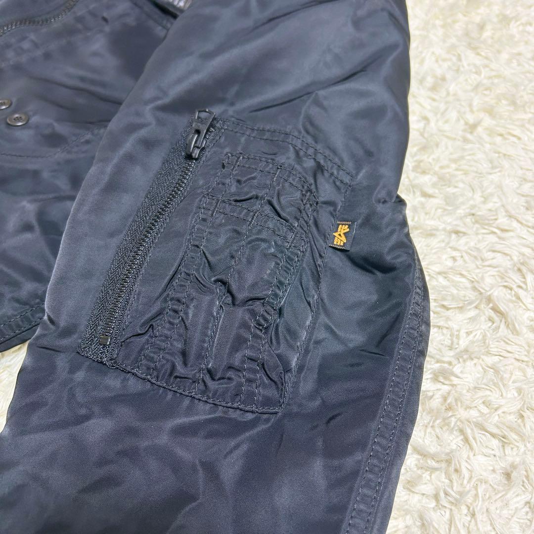 美品✨ ALPHA INDUSTRIES MA-1 フライトジャケット 黒 M