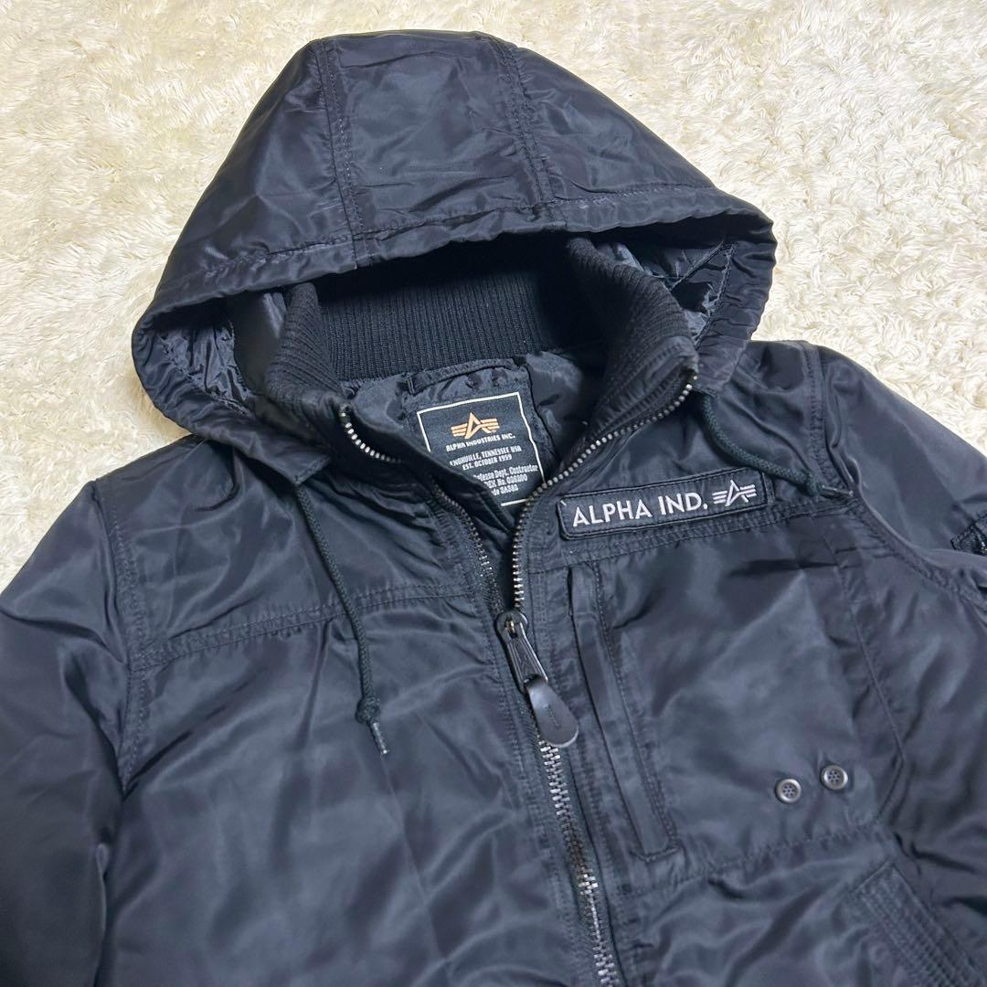 美品✨ ALPHA INDUSTRIES MA-1 フライトジャケット 黒 M