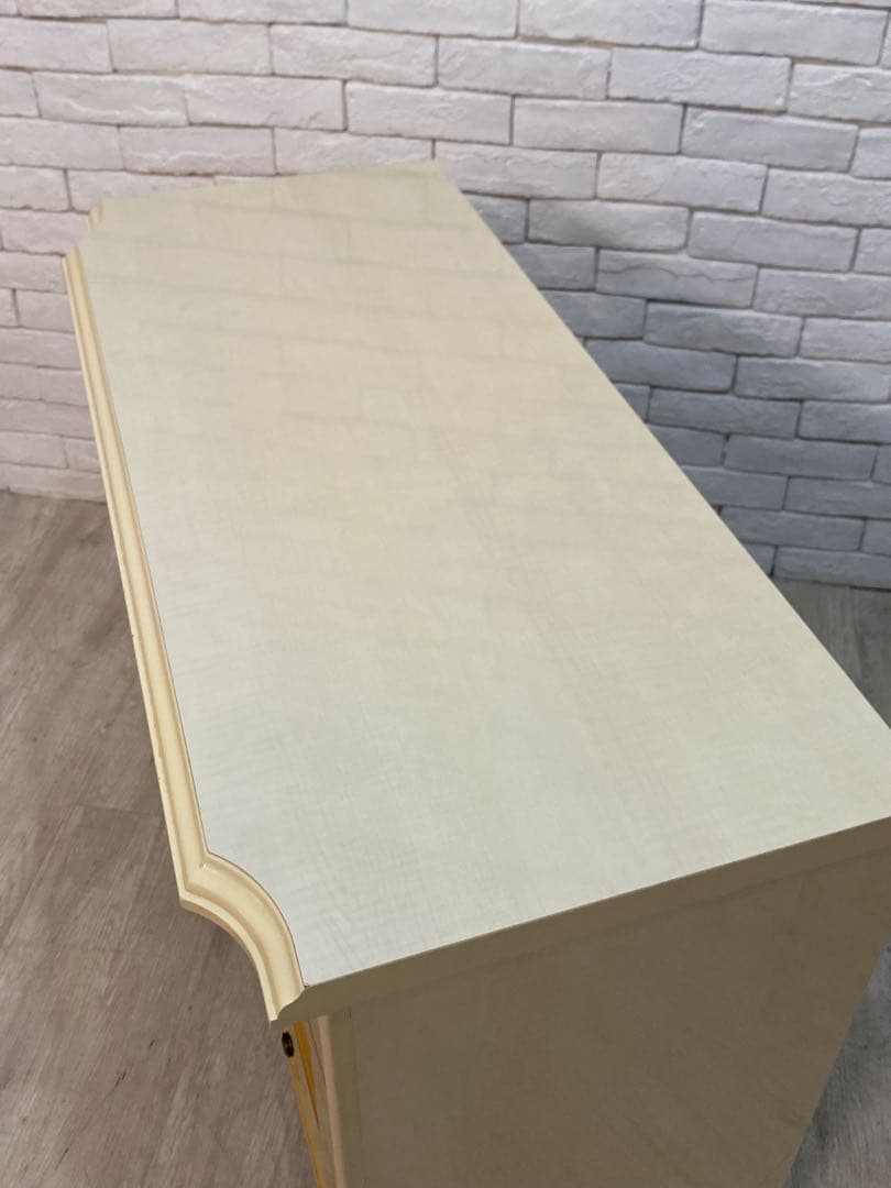 【東京都内23区配送無料】　定価18万円　イタリアアンティーク調　チェスト　箪笥