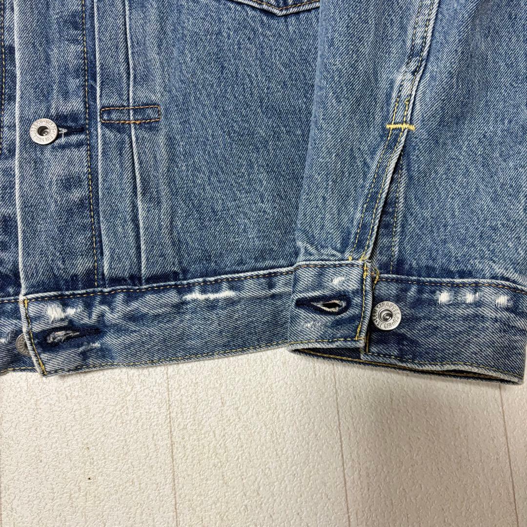Levi'sリーバイス　デニムジャケット　ファーストタイプ　ダメージ加工　古着