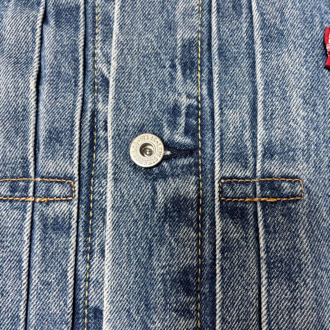 Levi'sリーバイス　デニムジャケット　ファーストタイプ　ダメージ加工　古着