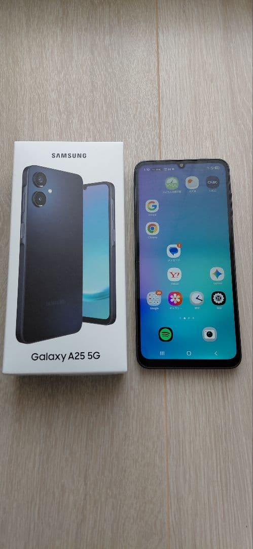 Samsung Galaxy A25 5G 本体 ブルー&ケース付き