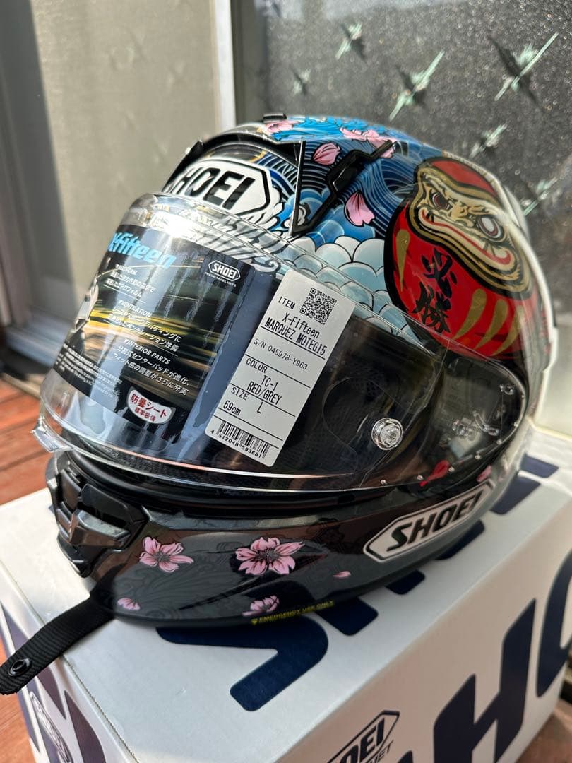 SHOEI X-Fifteen Lサイズ マルケスモテギ5 美品