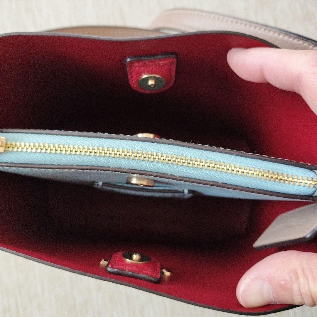 コーチ　ベージュ ショルダーバッグ