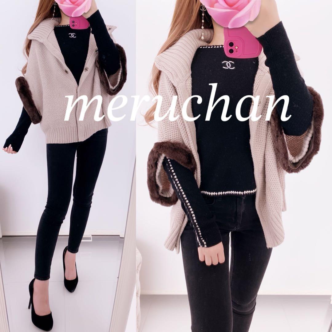 SHIPS ニットポンチョ アルパカ レッキスファー アウター ジャケット