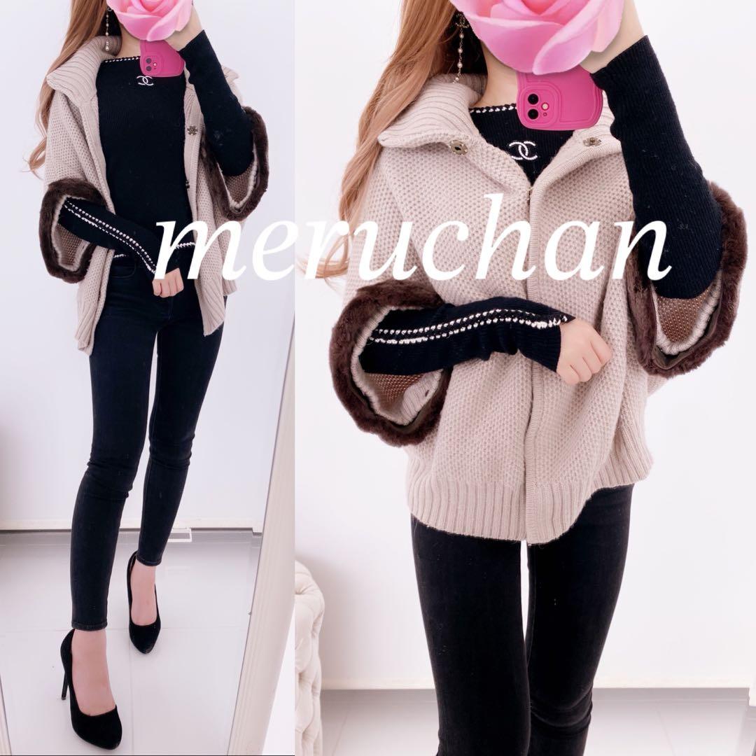 SHIPS ニットポンチョ アルパカ レッキスファー アウター ジャケット