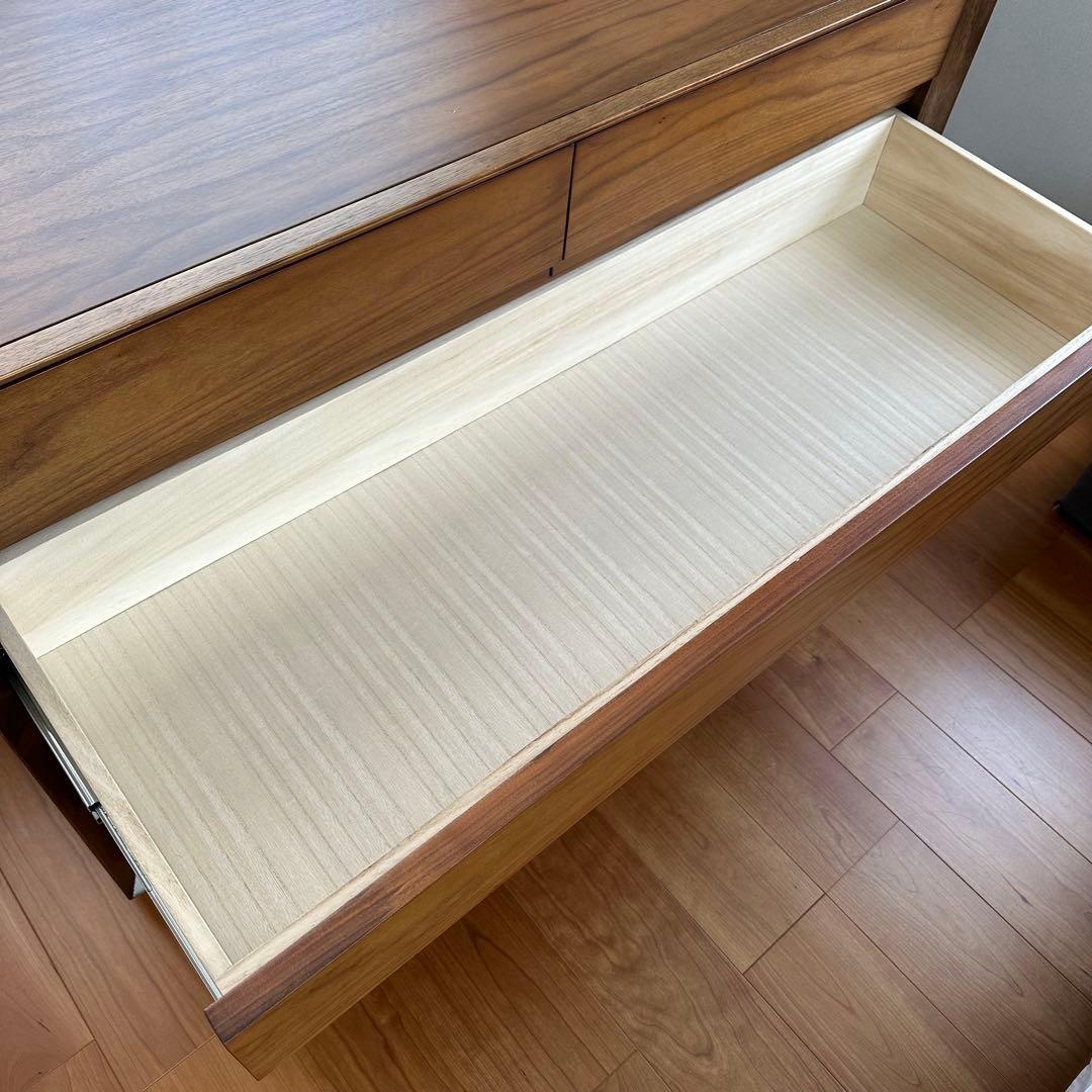 ウォールナット 洋服チェスト 洋服ダンス　IDC大塚家具