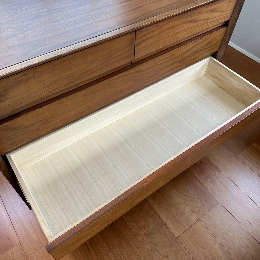 ウォールナット 洋服チェスト 洋服ダンス　IDC大塚家具