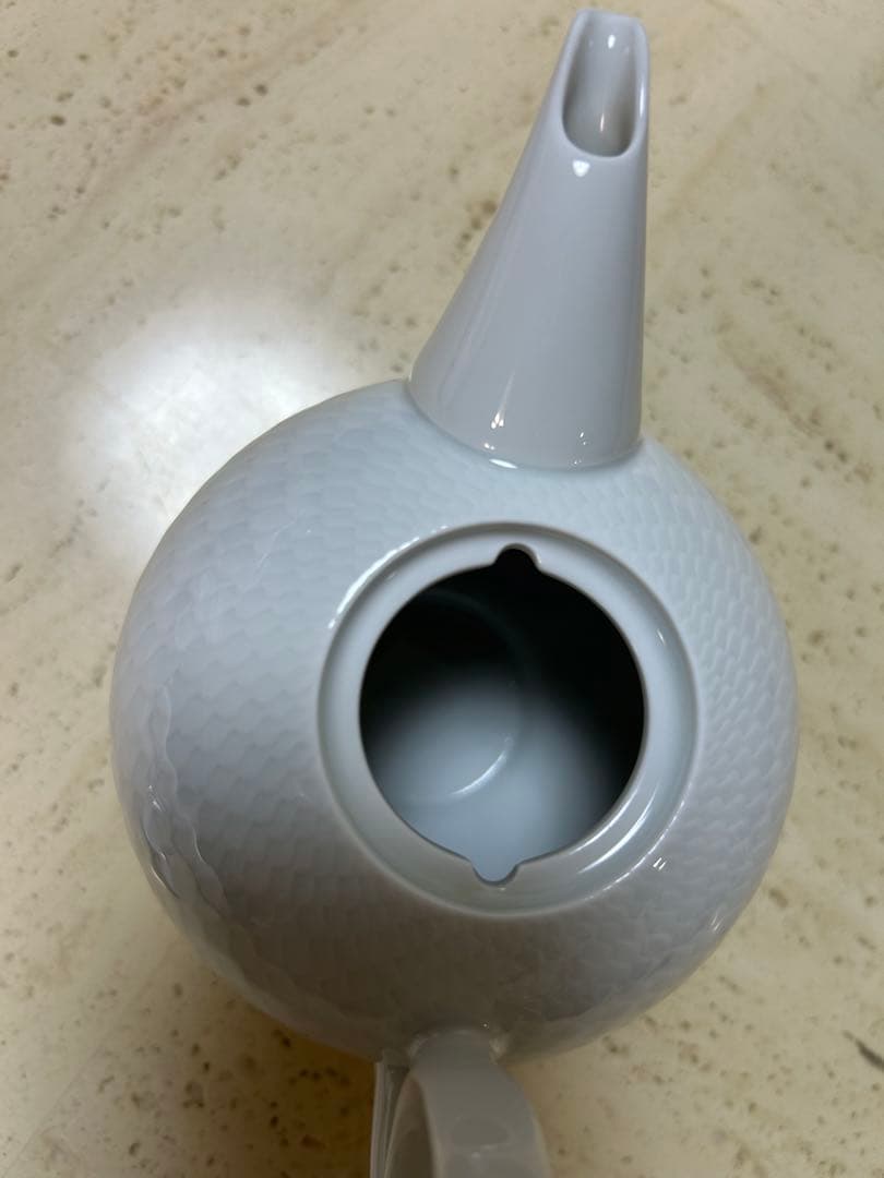 マイセン　波の戯れ　ティーポット