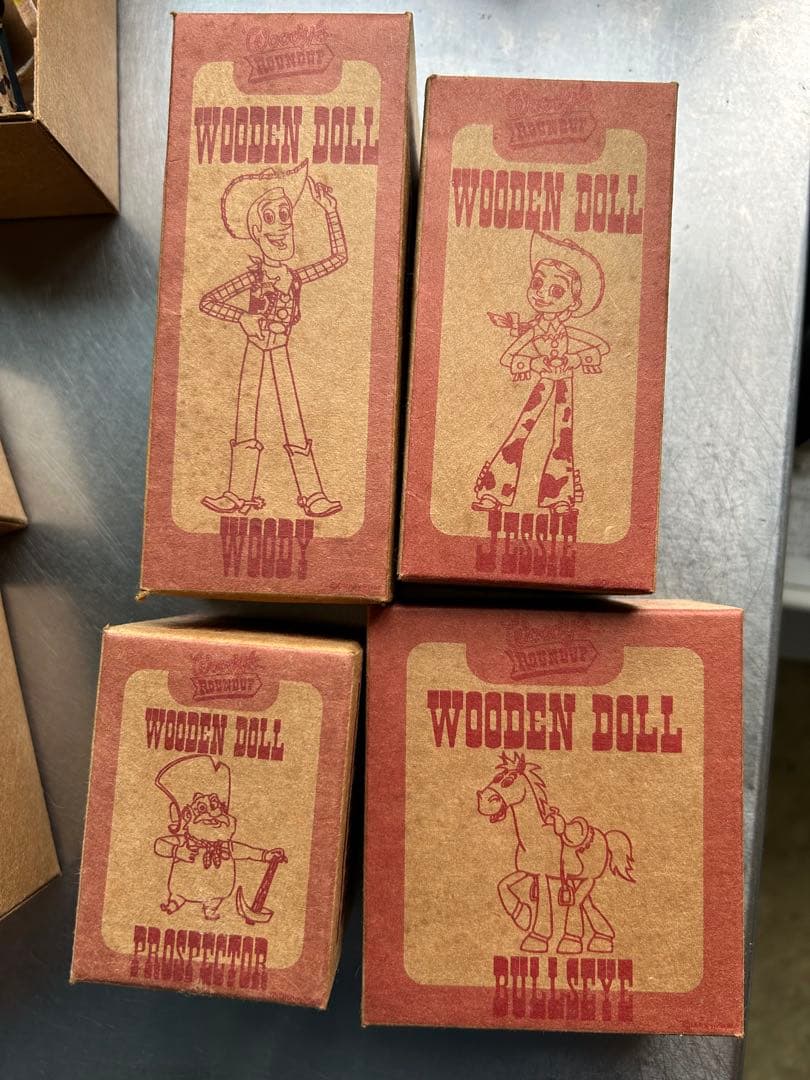 Toy Story ウッデンドール⭐︎トイストーリー4体セット