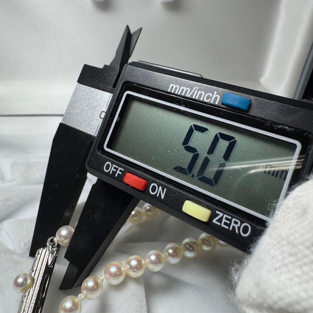 ミキモト あこや真珠 ベビーパール セミロングネックレス 55cm 5.4mm