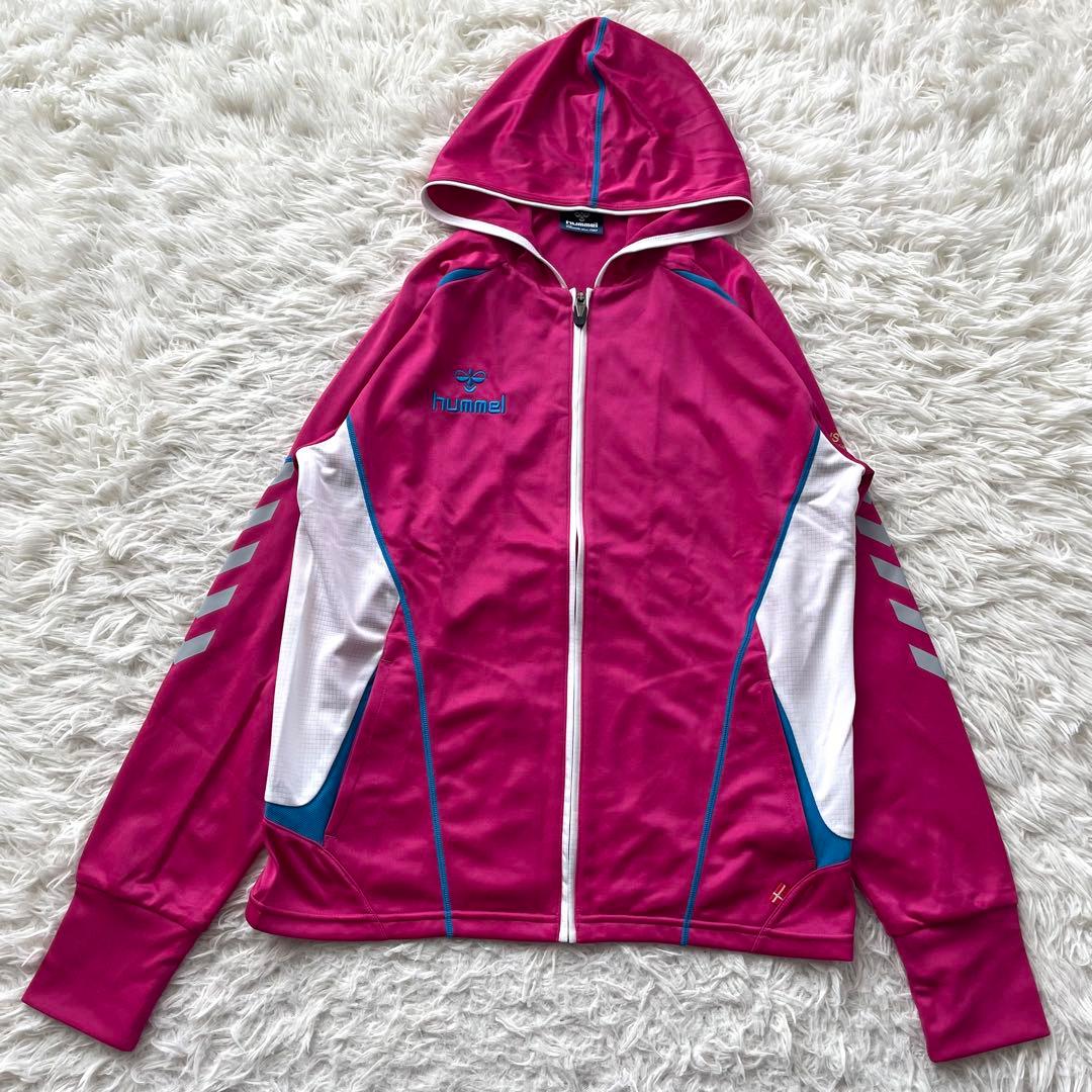 hummel 刺繍　長袖　ジャージ　上下　セットアップ　大きいサイズ