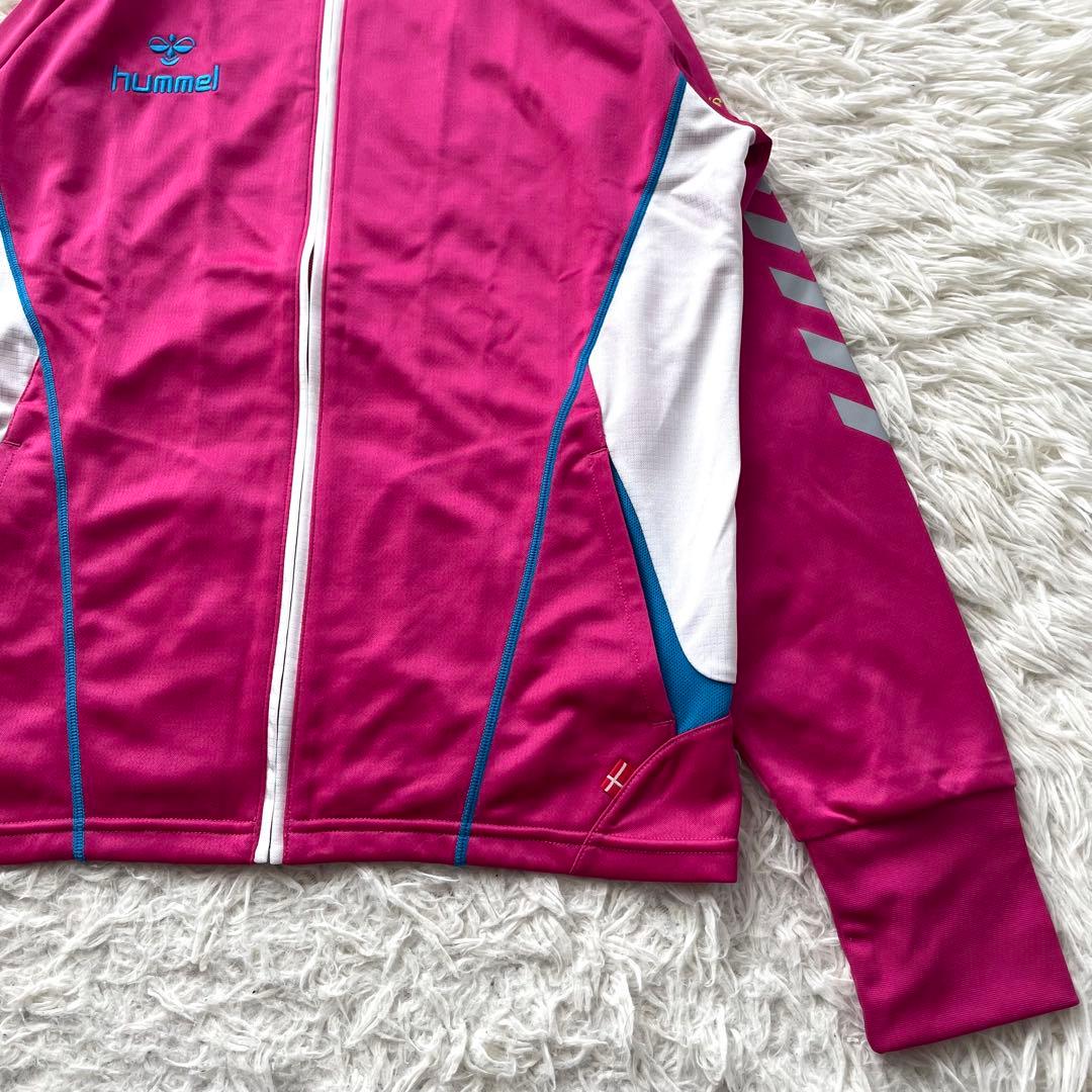 hummel 刺繍　長袖　ジャージ　上下　セットアップ　大きいサイズ