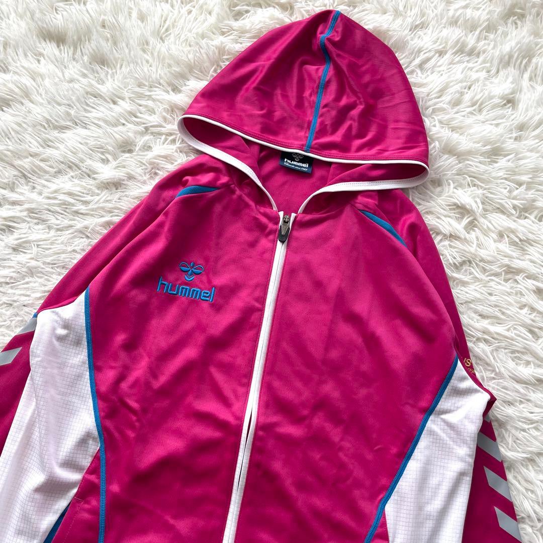 hummel 刺繍　長袖　ジャージ　上下　セットアップ　大きいサイズ