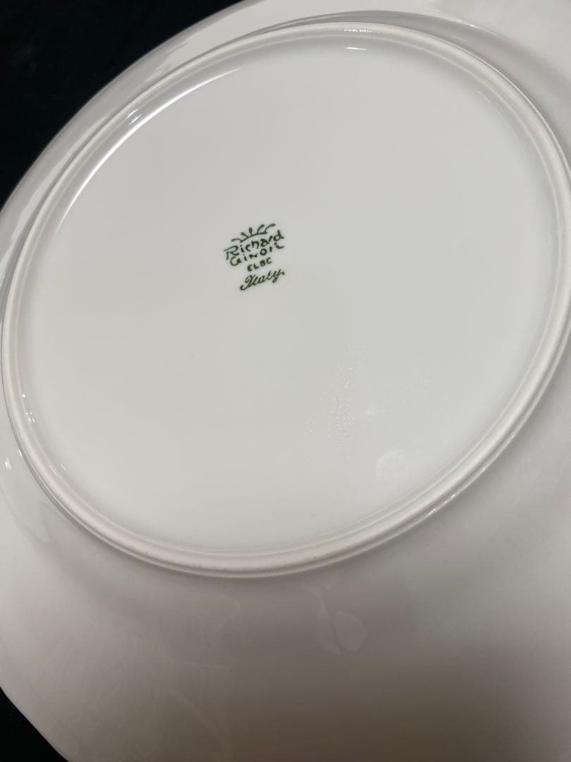 【美品】リチャードジノリ　ベッキオホワイト　ディナープレート26cm 6客セット