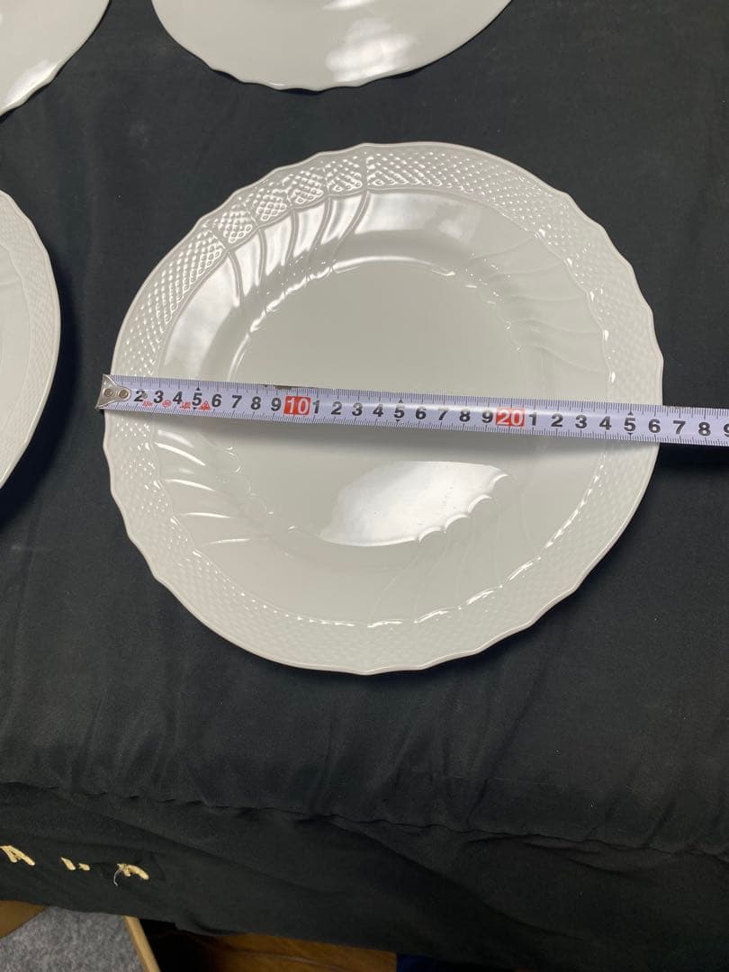 【美品】リチャードジノリ　ベッキオホワイト　ディナープレート26cm 6客セット
