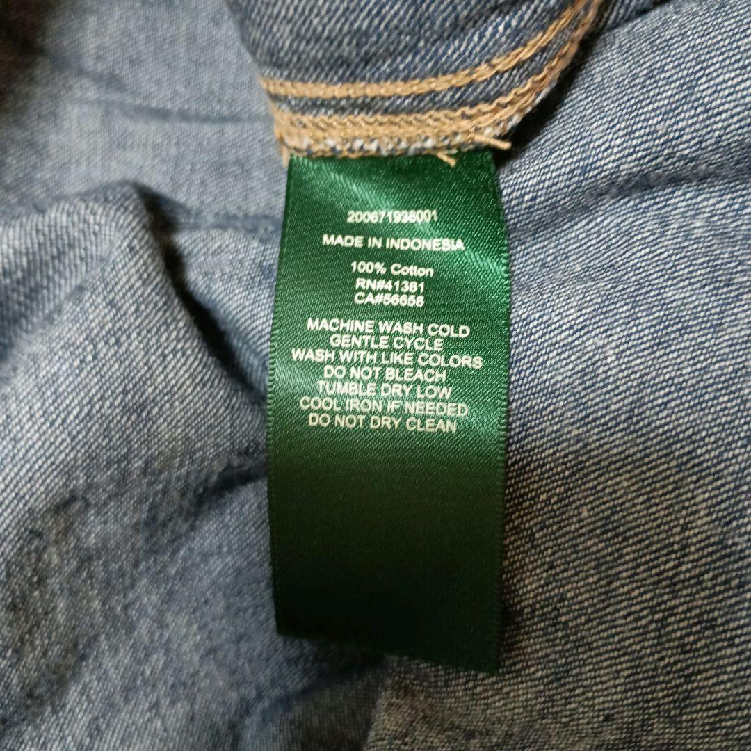 ラルフローレン　ロング　デニムワンピース　ベルト　長袖