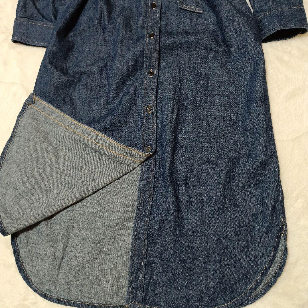 ラルフローレン　ロング　デニムワンピース　ベルト　長袖