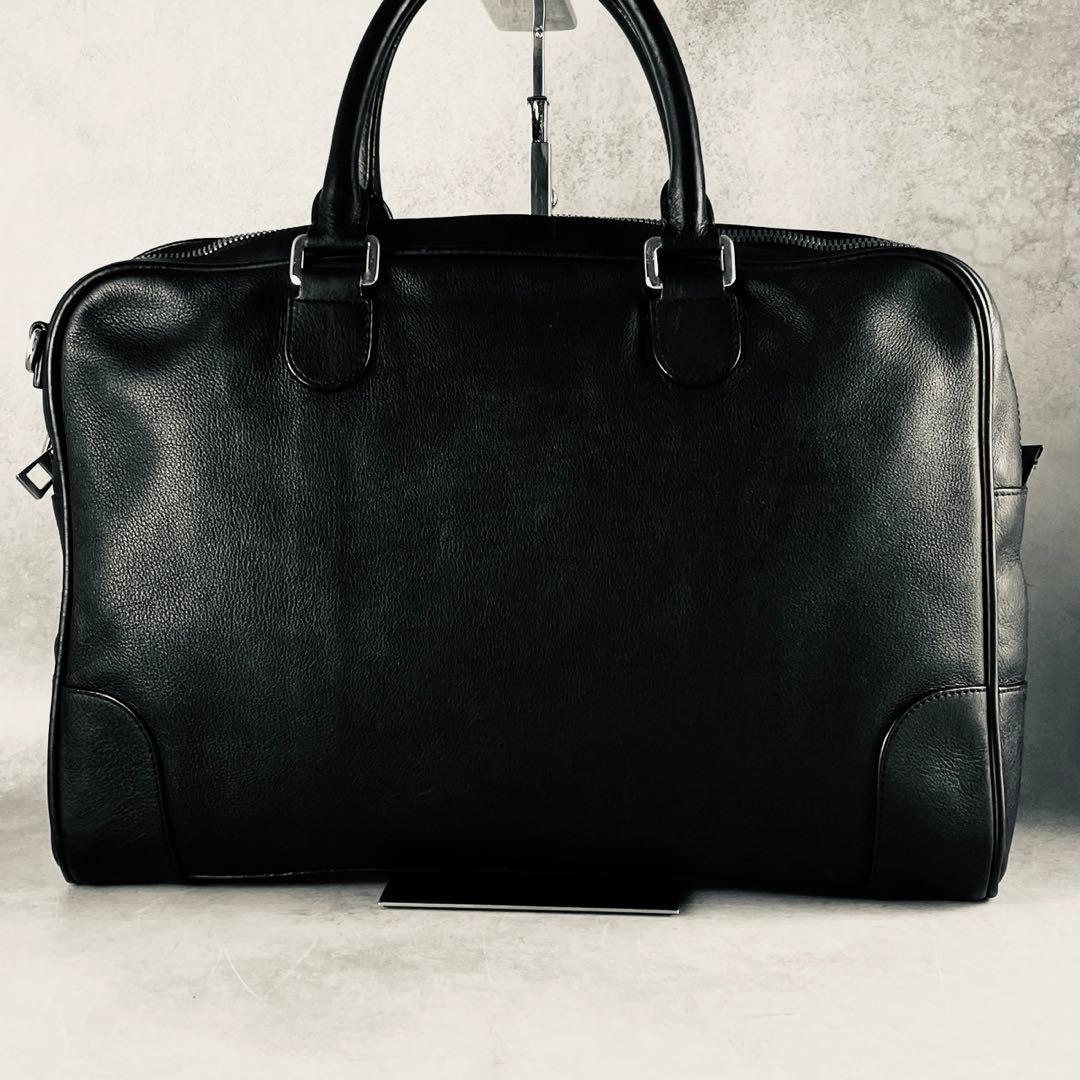 【美品】LOEWE ロエベ アマソナ ボストンバッグ ショルダーバッグ レザー