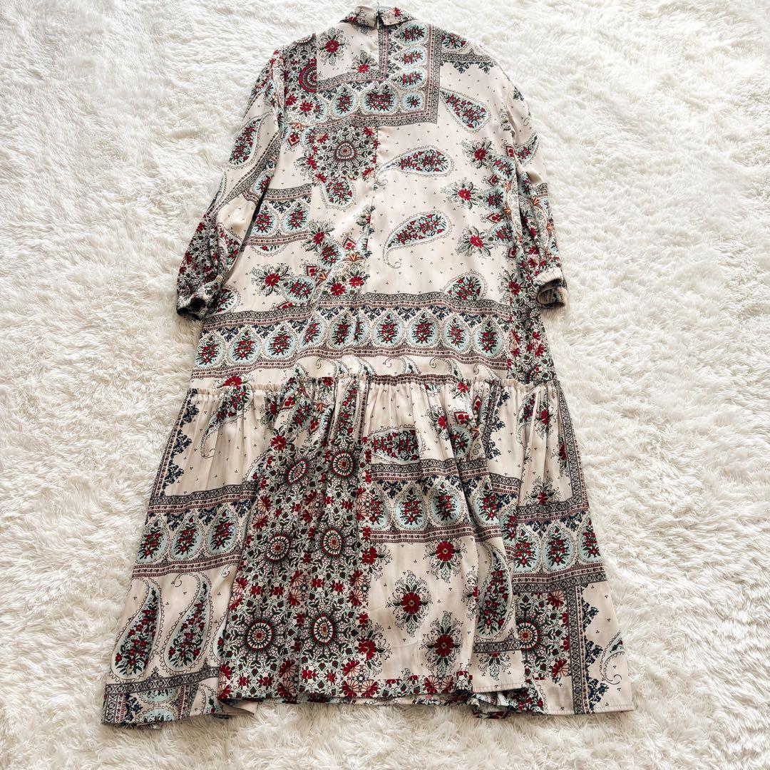 【専用】美品✨グレースコンチネンタル　フラワーペイズリープリントワンピース