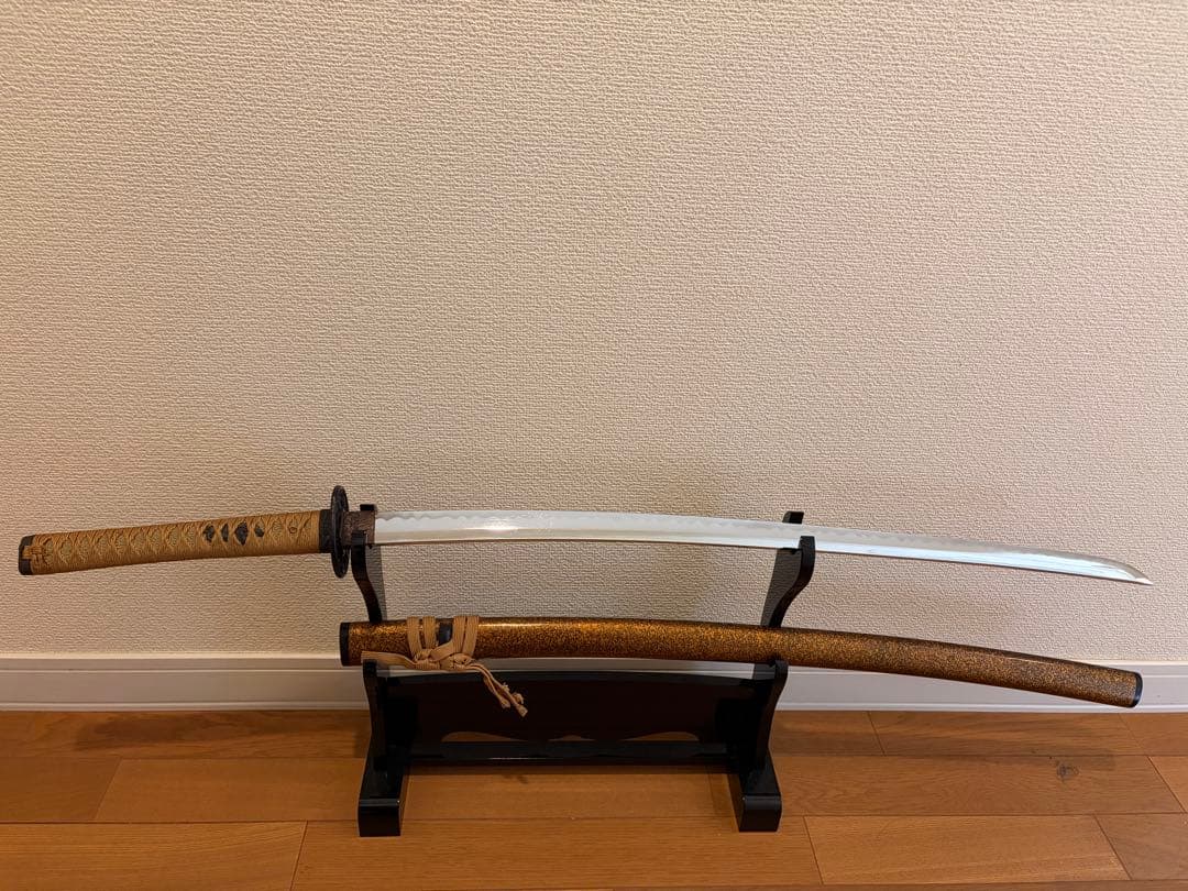 高級模造刀 金黎継 美術刀 台座付き（別型）