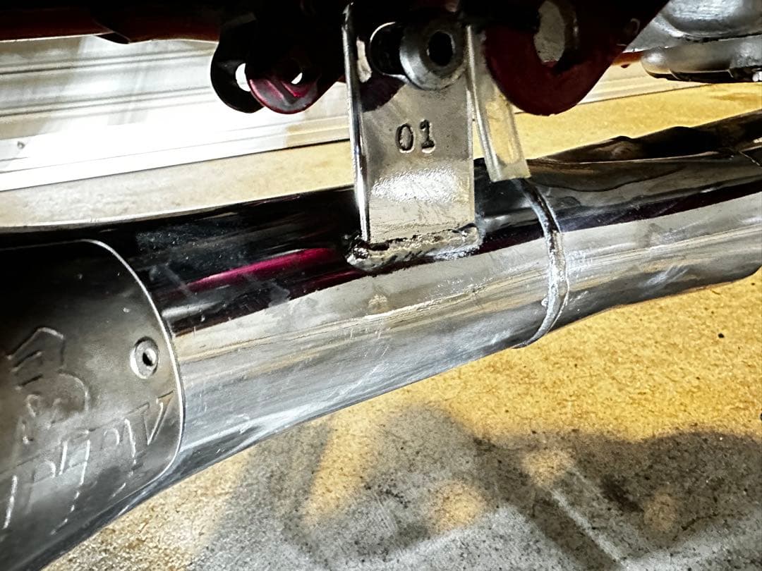 GS400 プリティ極 マフラー シリアルNo.01