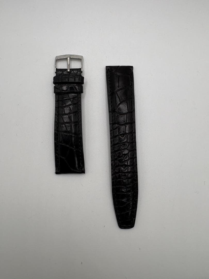 【新品未使用】IWC レザーベルト ブラック　20㎜18㎜