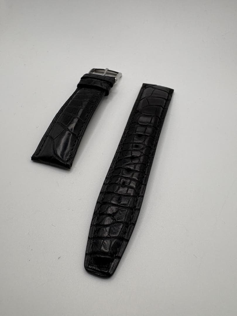 【新品未使用】IWC レザーベルト ブラック　20㎜18㎜