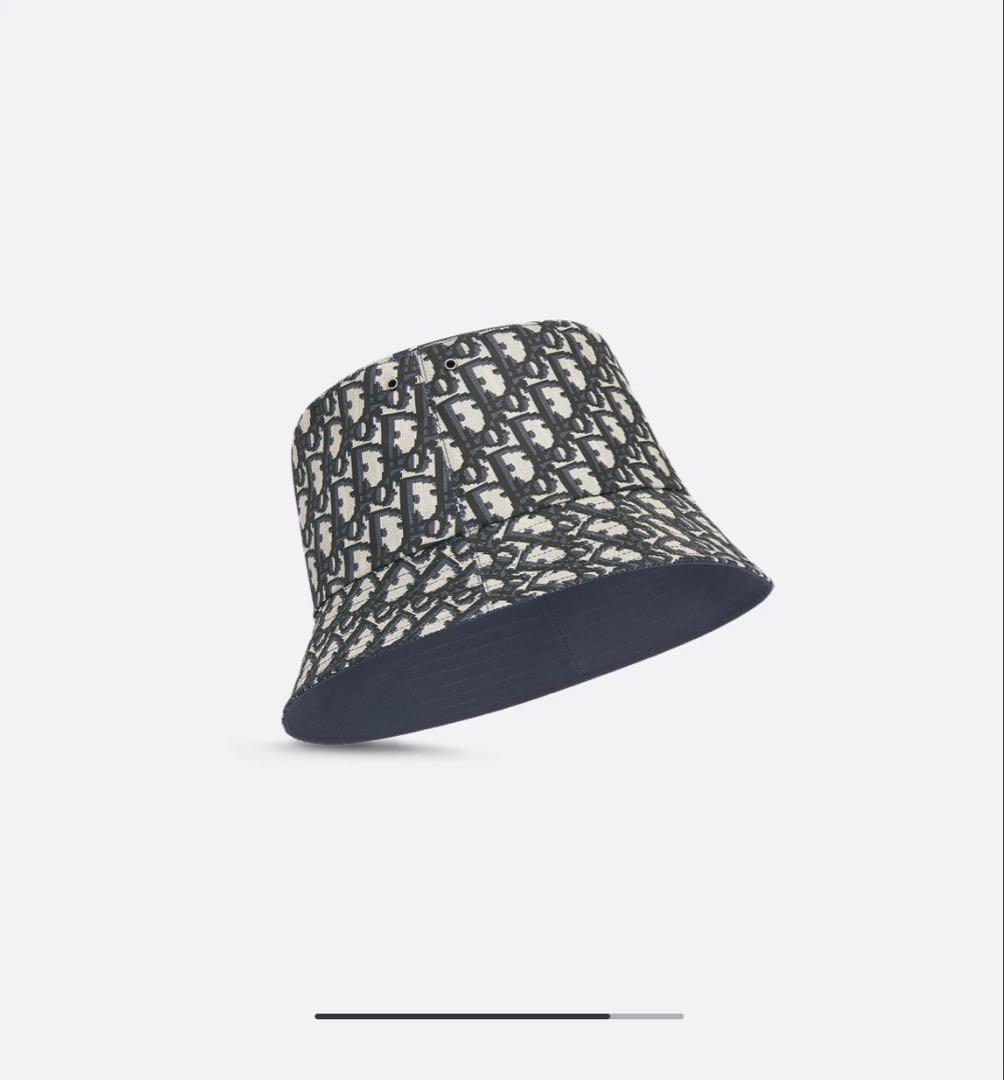 【最終値下げ】Dior Teddy-D ボブハット　バケハ　帽子　ネイビー