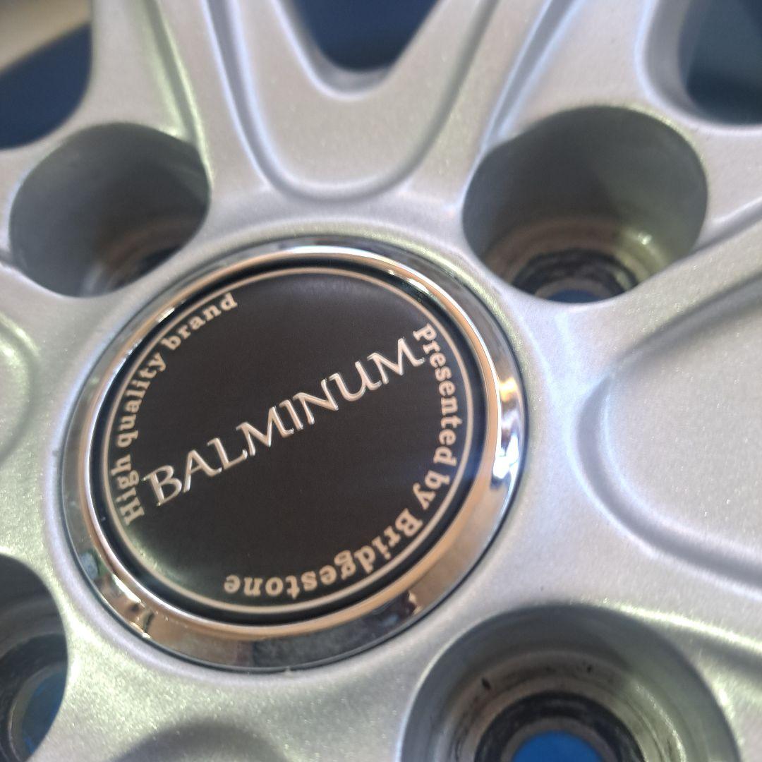 ★BS★15インチアルミホイール　目立つキズ無し　4H－PCD100 －5.5J