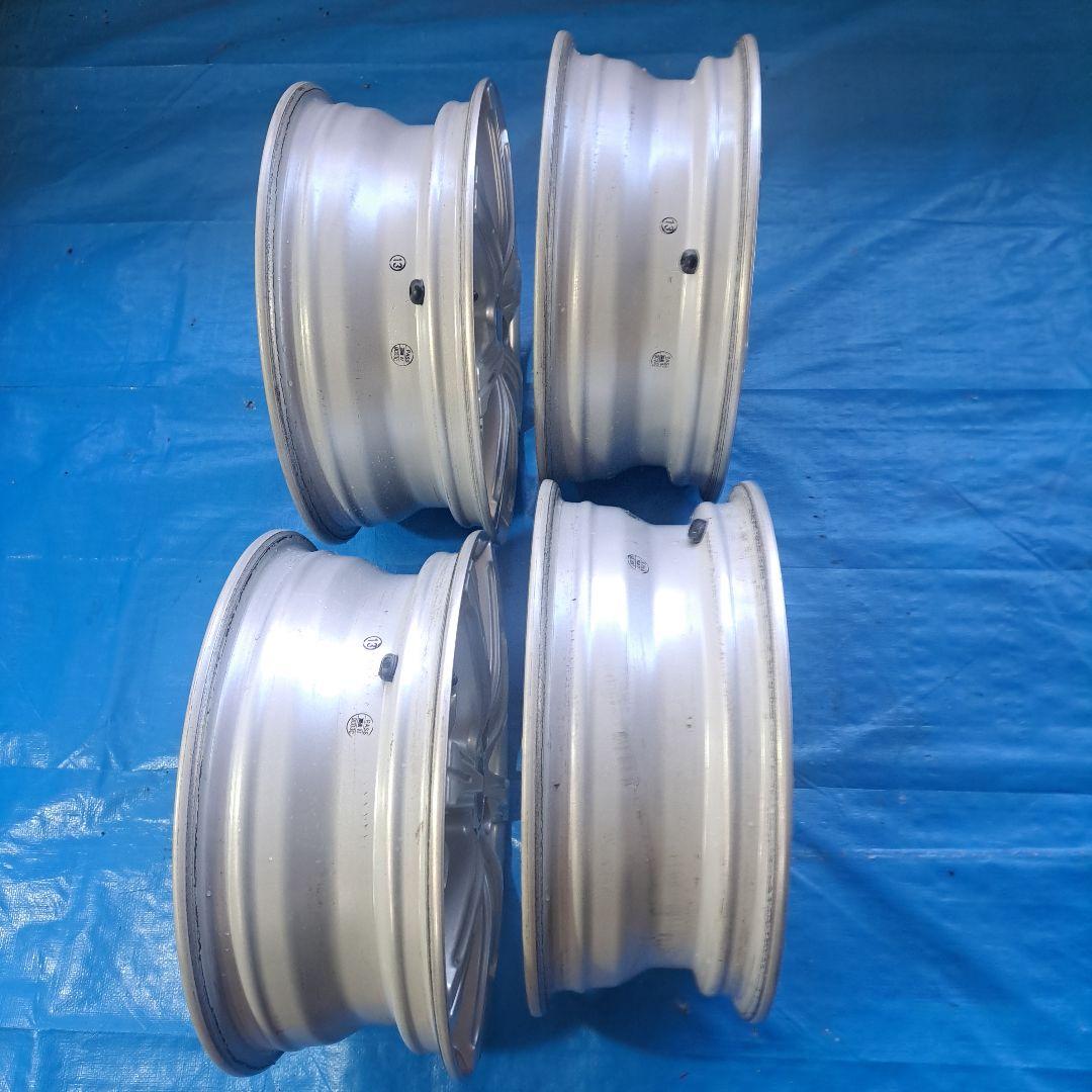 ★BS★15インチアルミホイール　目立つキズ無し　4H－PCD100 －5.5J