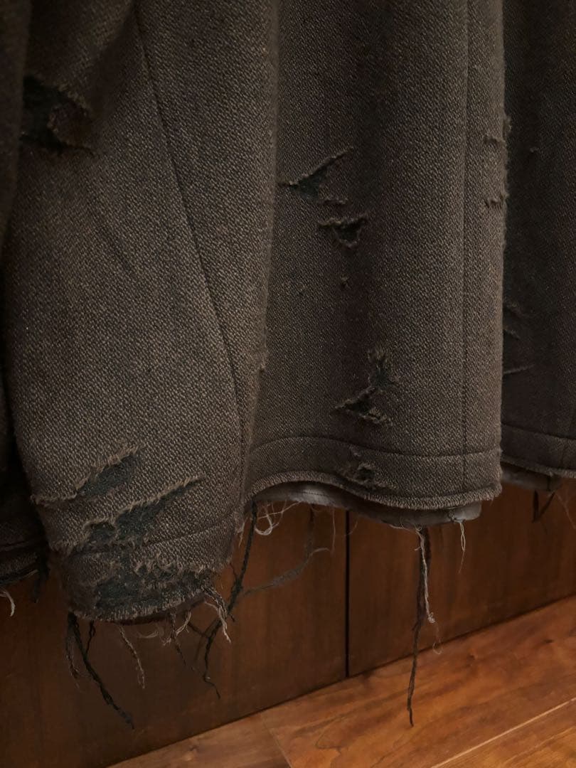 ジャケット・アウター ANCELLM TWEED CRASH JACKET BROWN